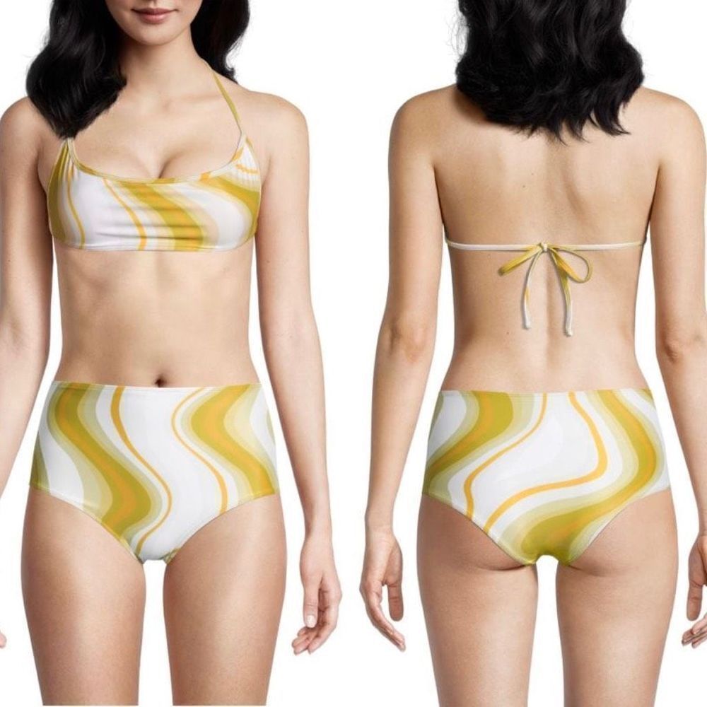 Faithful the Brand Isa 6 Bikini Top, Isle 4 Bottom in Talamanca Print